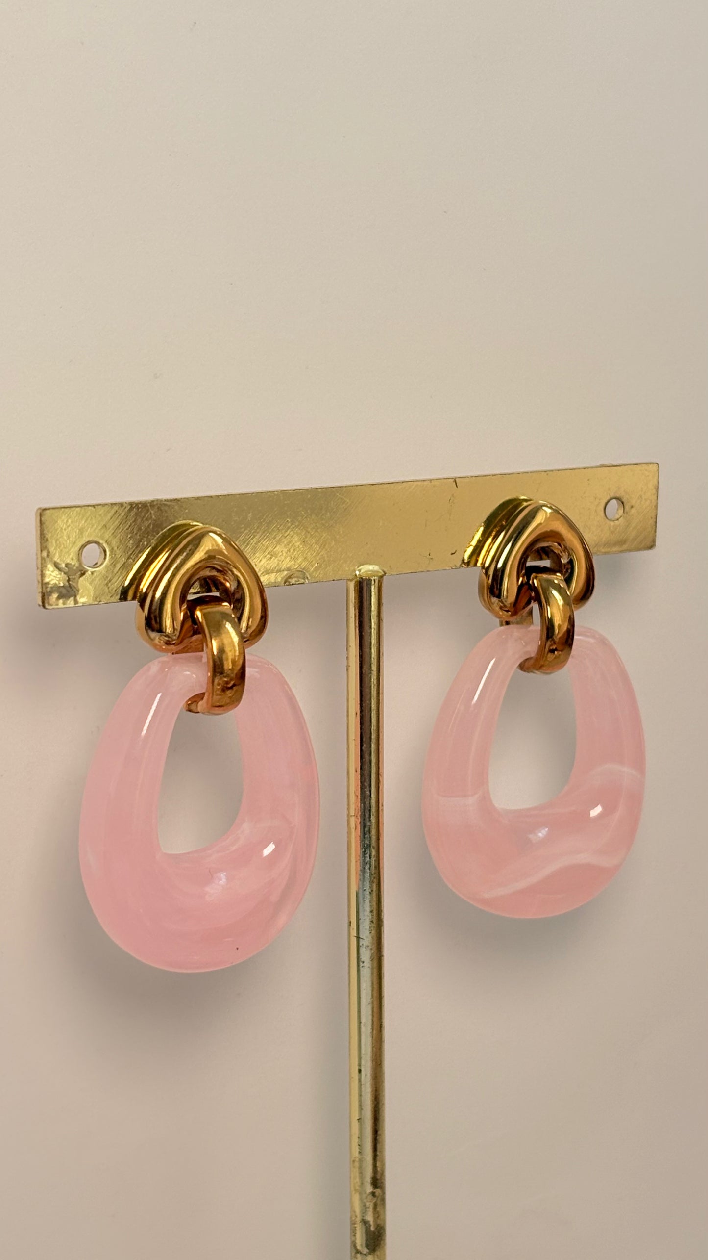 Aretes Acrilico Pink