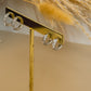 Set Aretes diamantes plata 3pzs