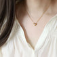 Collar heart rosa