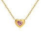 Collar heart rosa