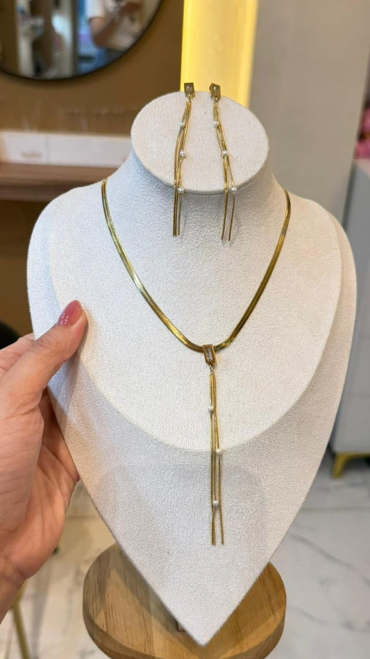 Collar & Aretes Rain