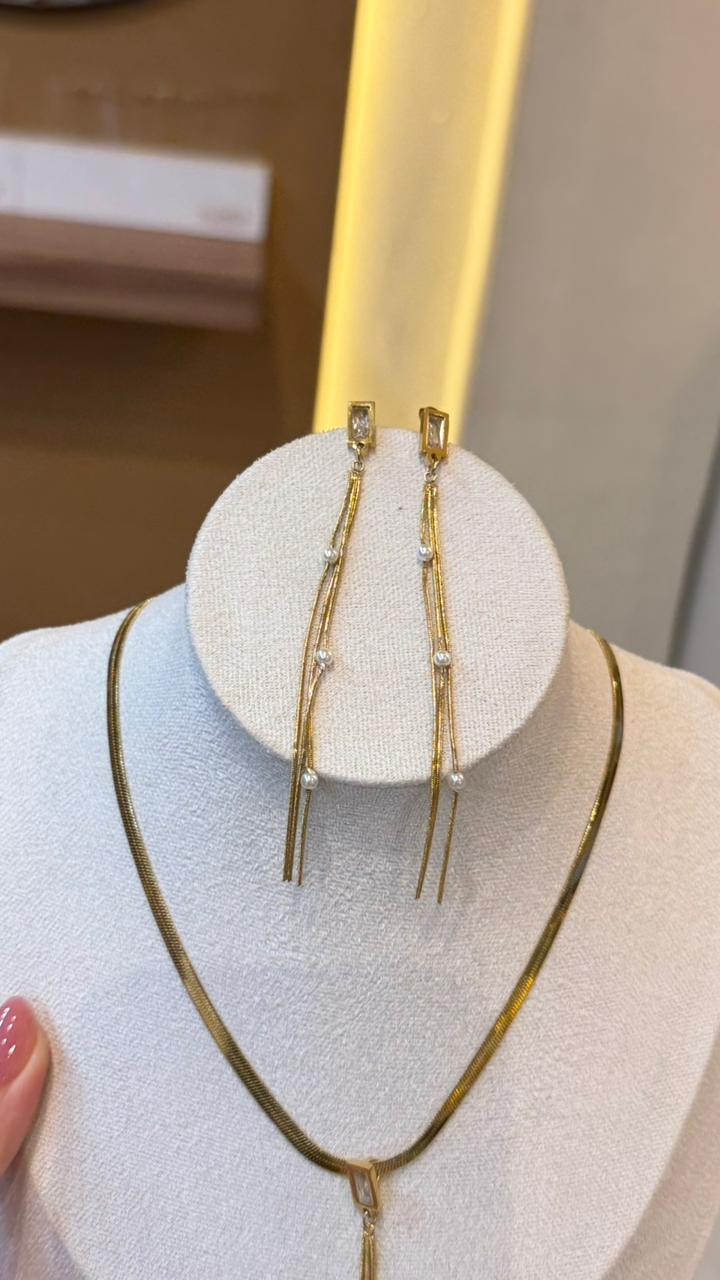 Collar & Aretes Rain