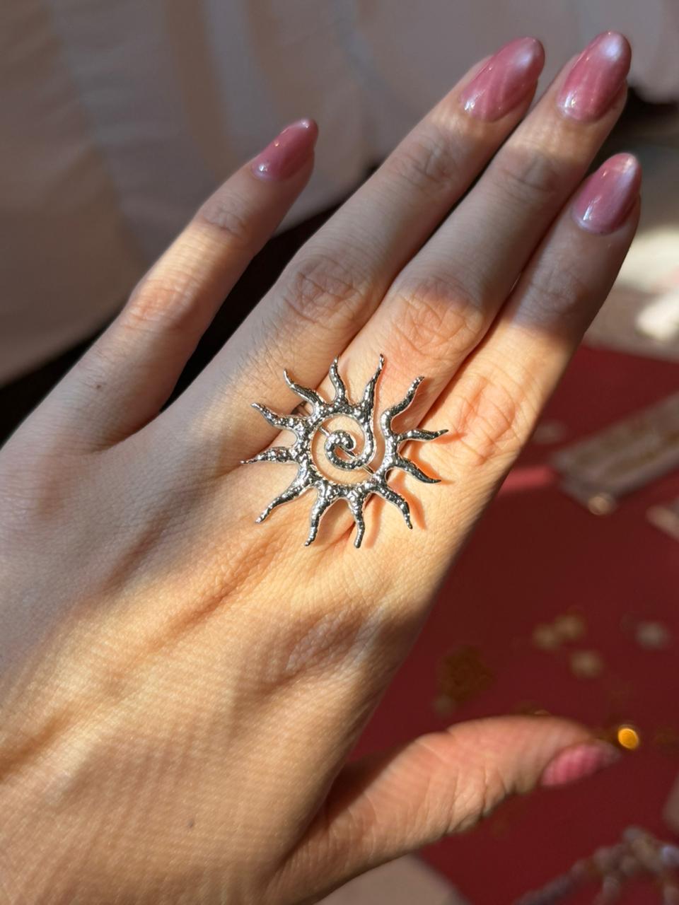 Anillo Sunshine Plata