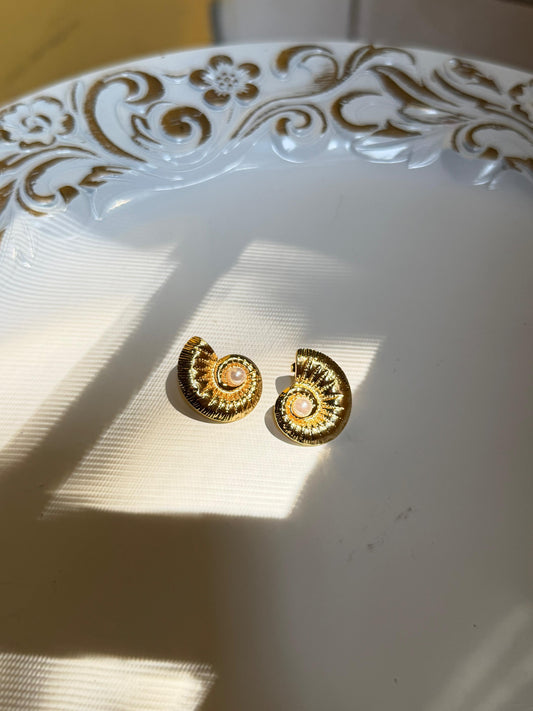 Aretes Caracol y Perla