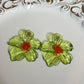 Aretes Maxi Flor Acrilico Verde