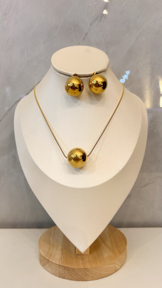 Collar & Aretes Ball