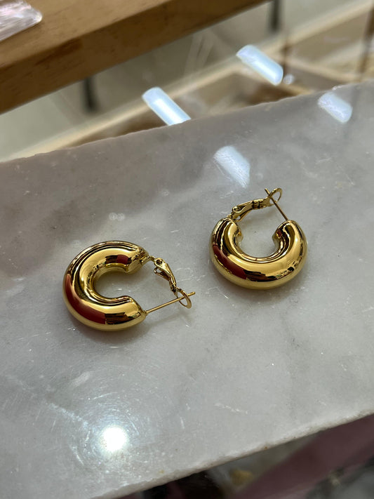 Argollas Sira Clip Gold