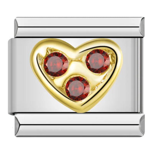 Charm Heart Red